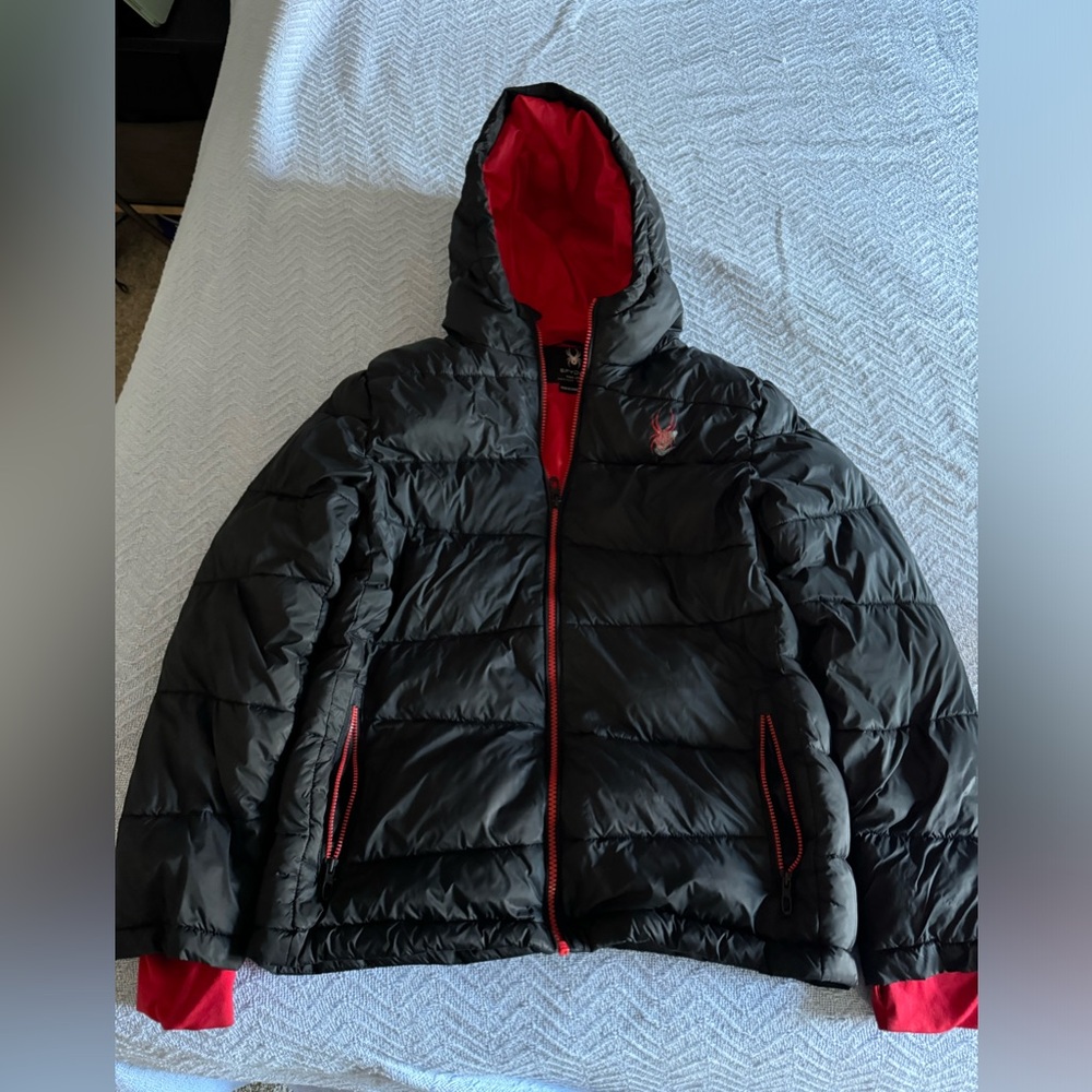 Kids Spyder Puffy Jacket size L